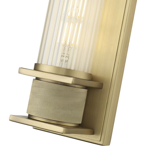 None Wall Sconce Wall Light in Vintage Brass